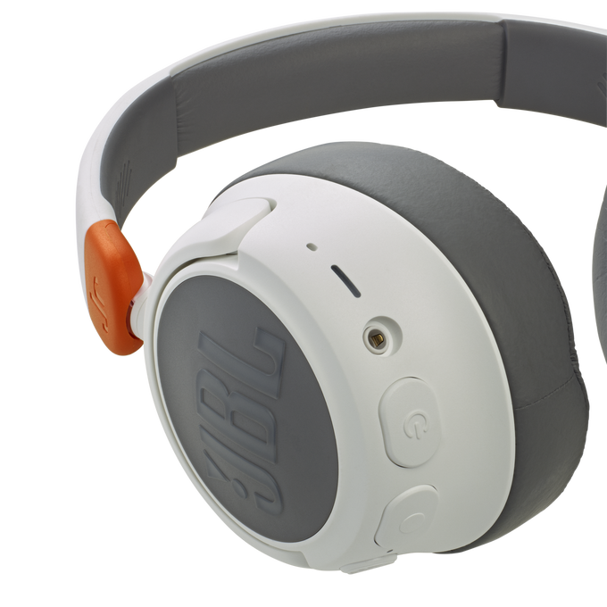 JBL JR 460NC - White - Wireless over-ear Noise Cancelling kids headphones - Detailshot 1 image number null